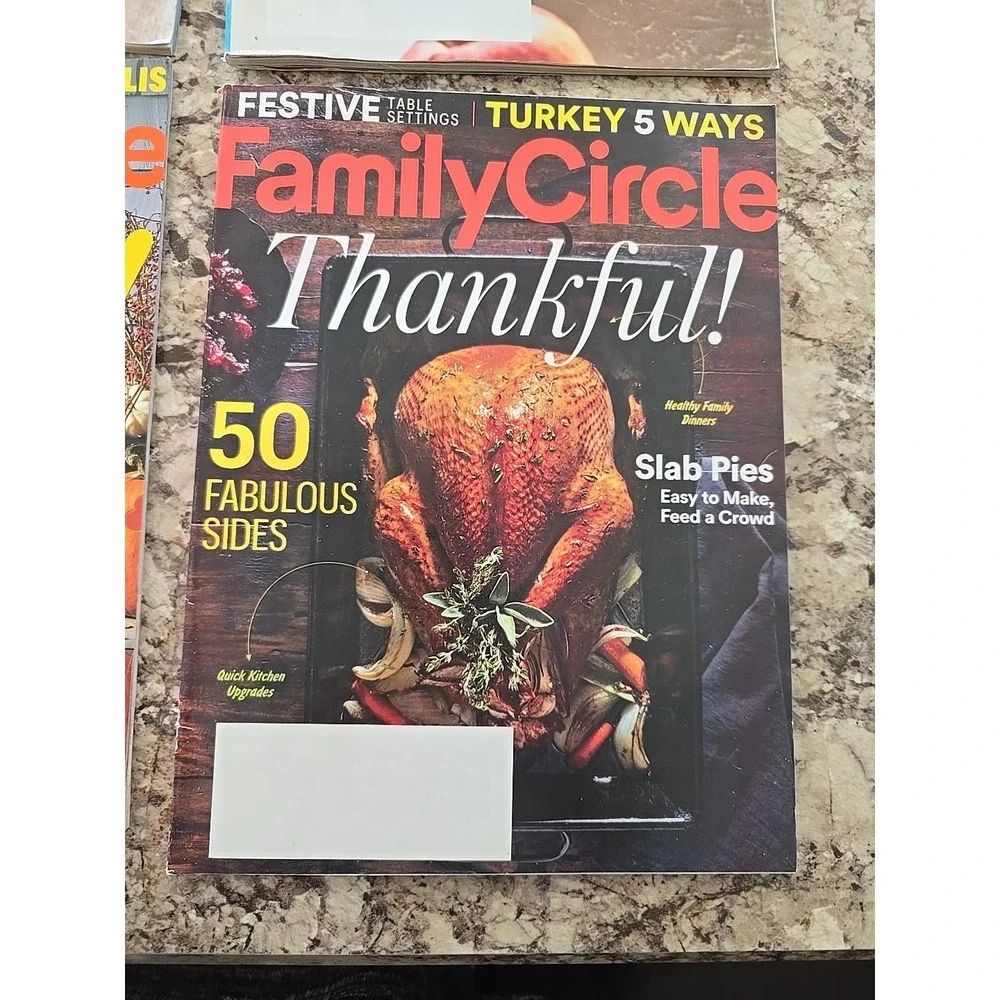 4 Family Circle‎ Magazines August- November 2016